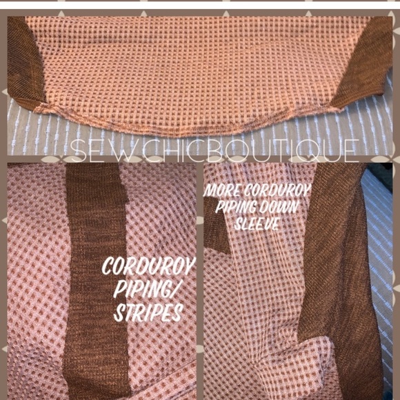 Dolman Sleeve Waffle Knit Top Anthropologie - Picture 4 of 4